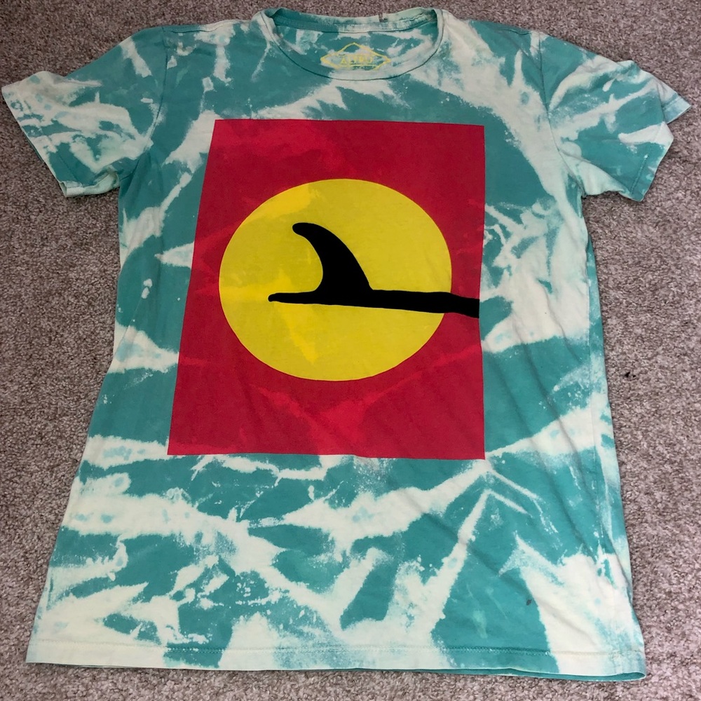 Bluish-green Altro Apparel Tie-Dye T-Shirt